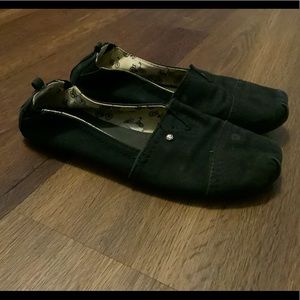 Black flats - size 8
